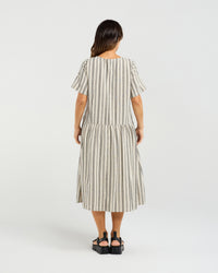 Leona Dress - Ivory Weave - SEDUCE Dress NZ LUMA