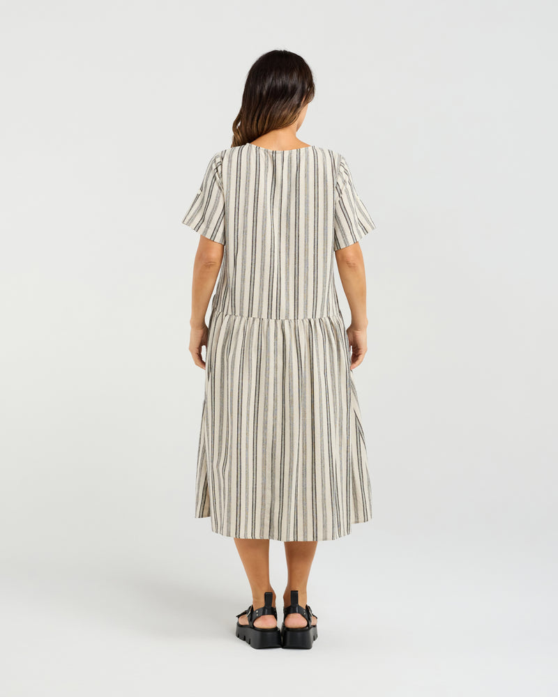 Leona Dress - Ivory Weave - SEDUCE Dress NZ LUMA