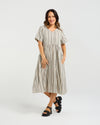 Leona Dress - Ivory Weave - SEDUCE Dress NZ LUMA