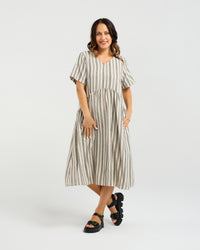 Leona Dress - Ivory Weave - SEDUCE Dress NZ LUMA