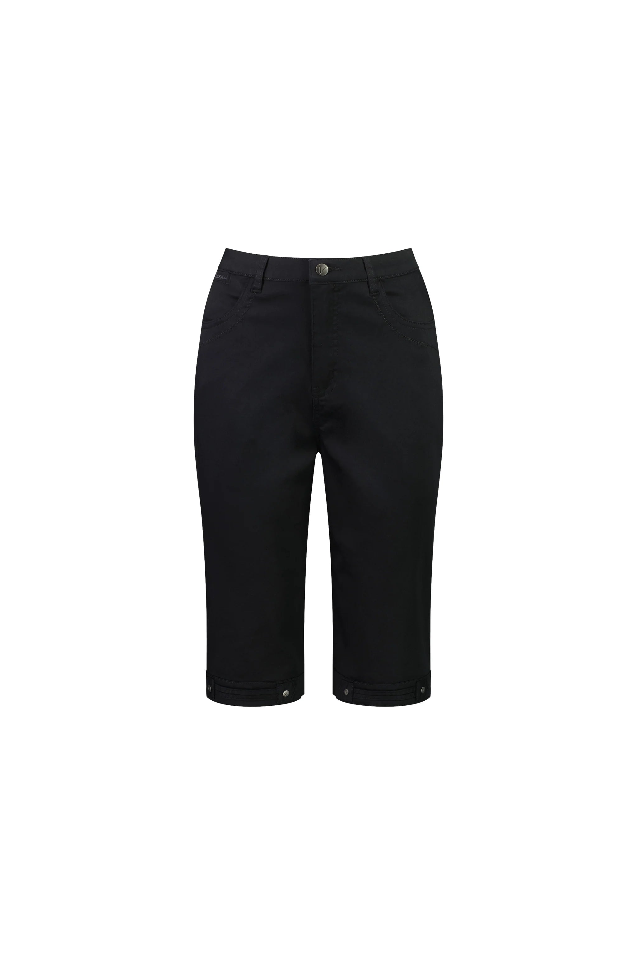 Lightweight Straight Leg Short - Black - VASSALLI Pant NZ LUMA