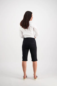 Lightweight Straight Leg Short - Black - VASSALLI Pant NZ LUMA