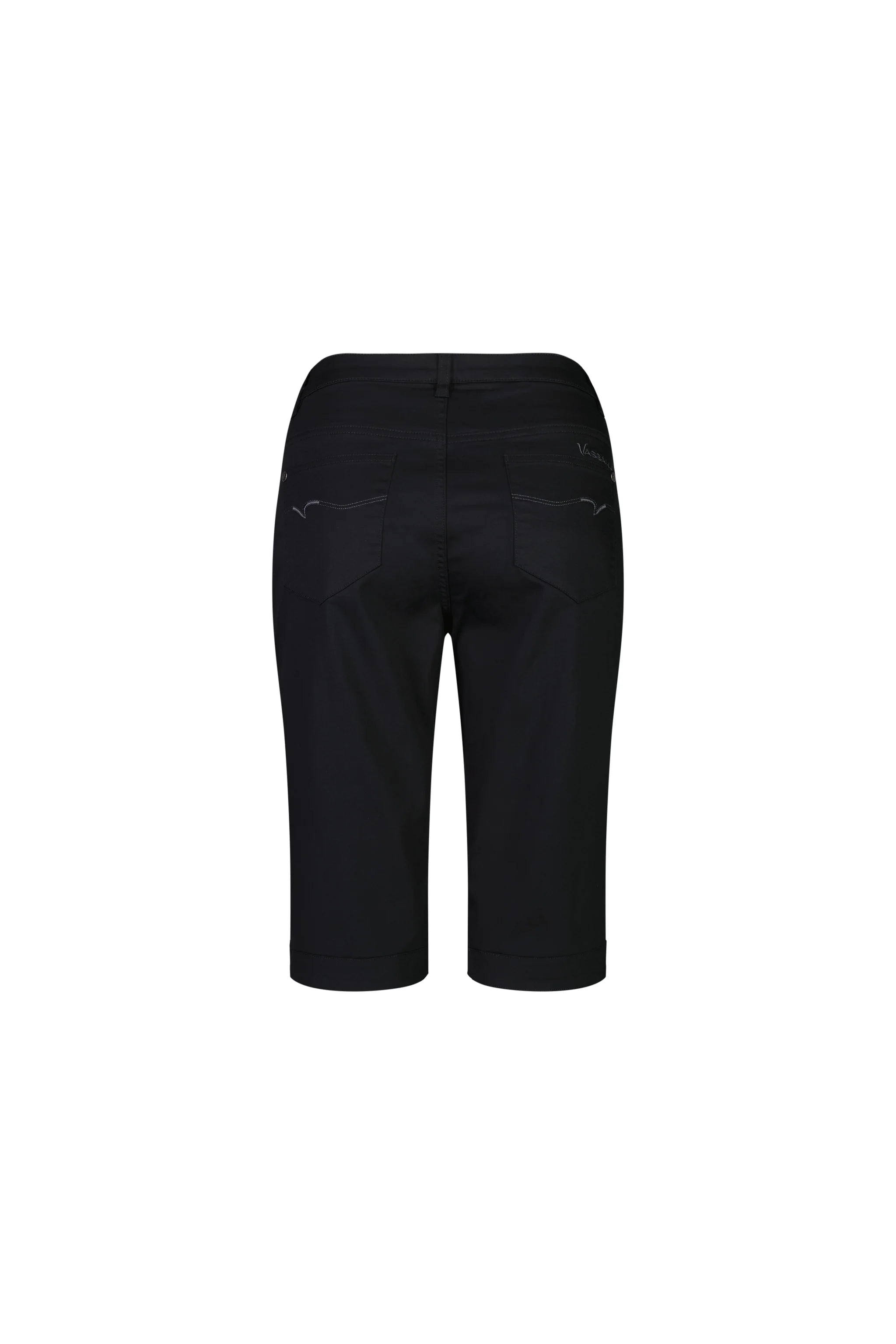 Lightweight Straight Leg Short - Black - VASSALLI Pant NZ LUMA