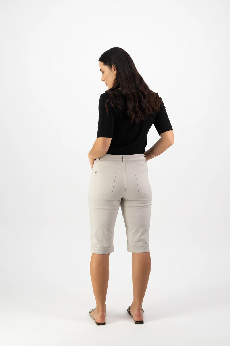 Lightweight Straight Leg Short - Pumice - VASSALLI Pant NZ LUMA
