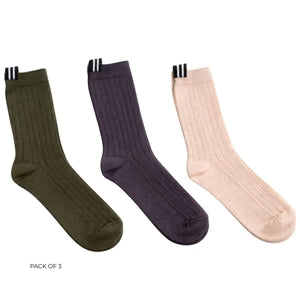 Lily Wool Blend Socks - MOKE Accessories NZ LUMA