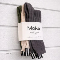 Lily Wool Blend Socks - MOKE Accessories NZ LUMA
