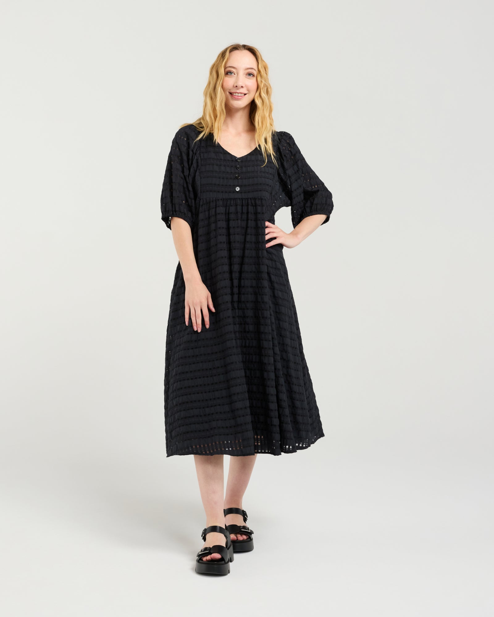 Linda Dress - Black - SEDUCE Dress NZ LUMA