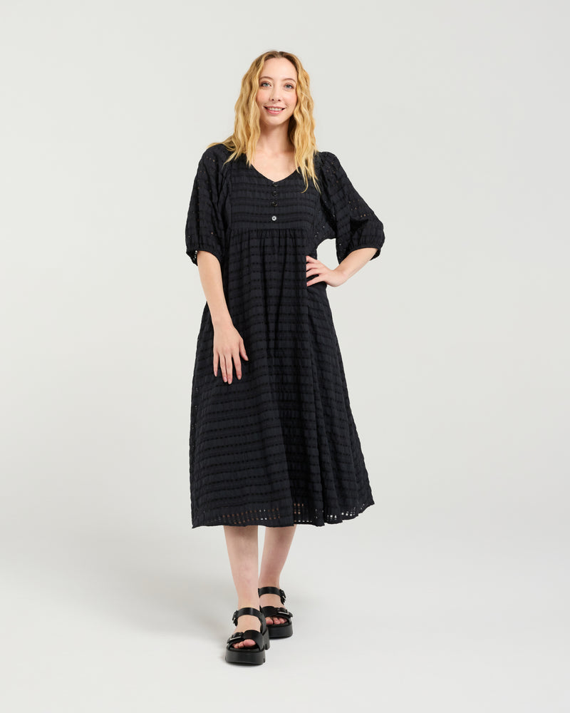 Linda Dress - Black - SEDUCE Dress NZ LUMA