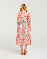 Linda Dress - Summer Foliage - SEDUCE Dress NZ LUMA