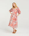 Linda Dress - Summer Foliage - SEDUCE Dress NZ LUMA