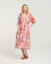 Linda Dress - Summer Foliage - SEDUCE Dress NZ LUMA