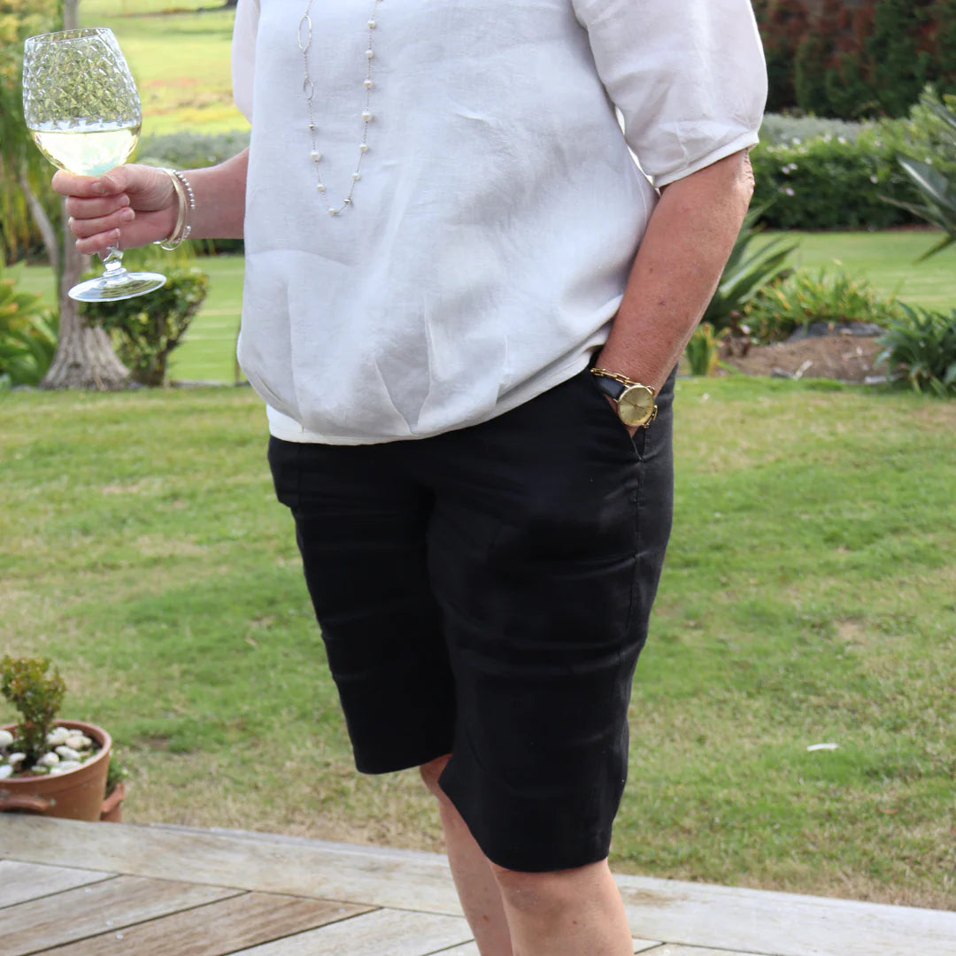 Linen Shorts - CARTER THE LABEL Shorts NZ LUMA