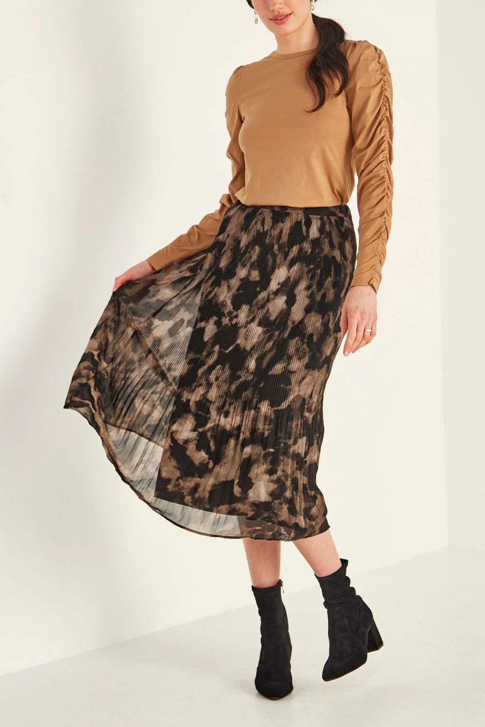 Lira Skirt - Mottled - LEMON TREE Skirt NZ LUMA