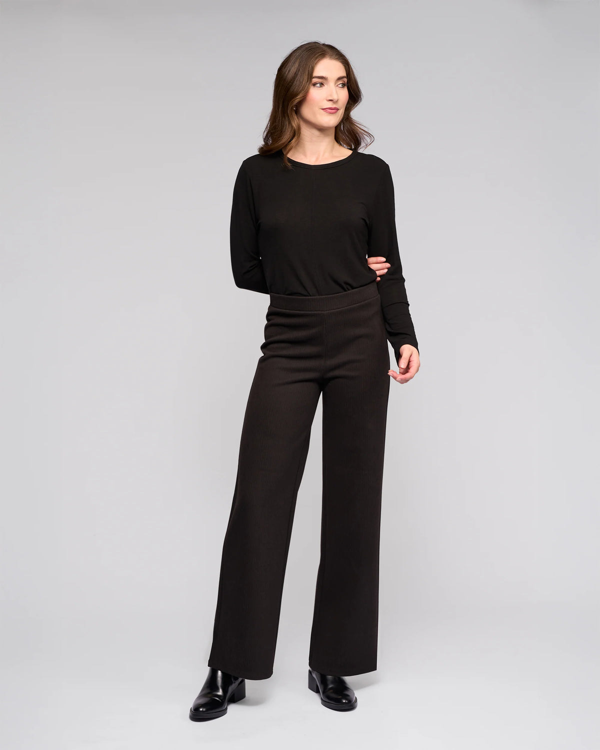 Loft Wide Leg Pull On - Metro - VASSALLI Pant NZ LUMA