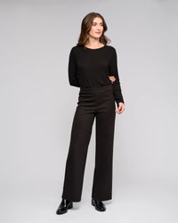Loft Wide Leg Pull On - Metro - VASSALLI Pant NZ LUMA