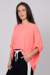 Lola Swing Top - Coral - CHARLO Top NZ LUMA