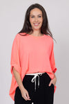Lola Swing Top - Coral - CHARLO Top NZ LUMA