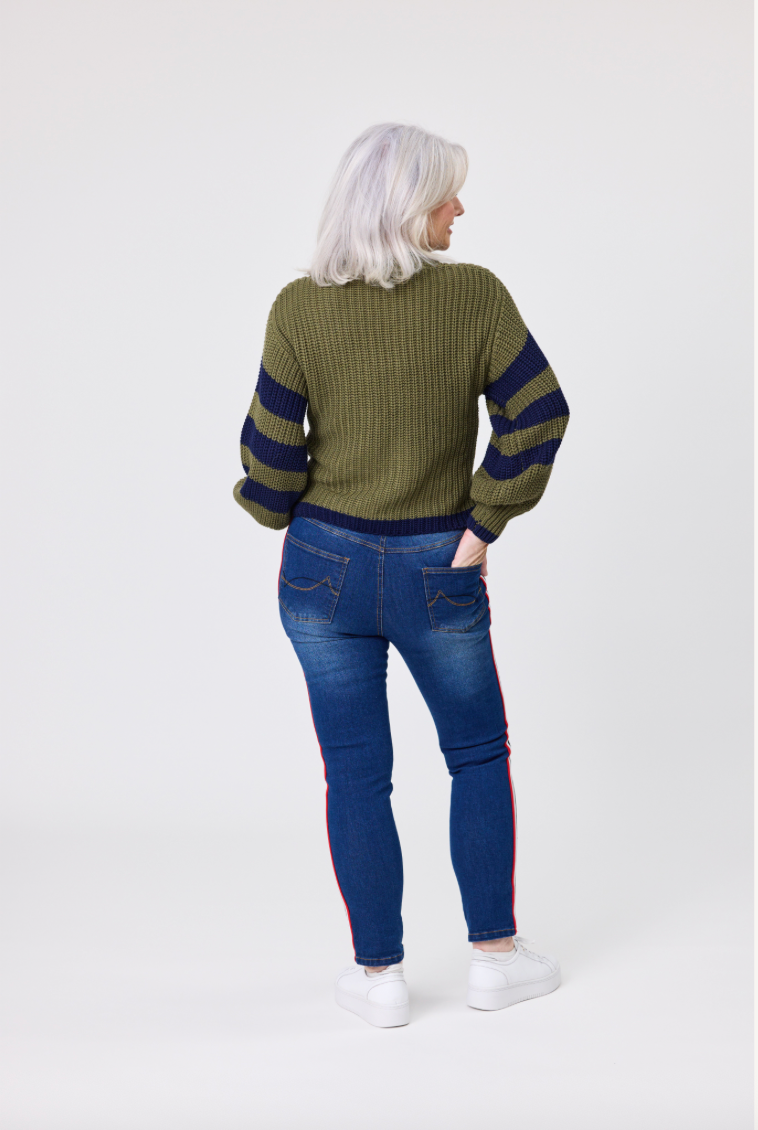 Lorna Denim Pant - Denim - LEMON TREE Pant NZ LUMA