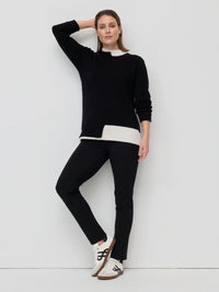 MARCO POL0 -  Layered Rib Sweater