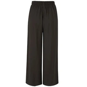 MOKE - Indianna Wide Leg Pants - Dark Chocolate w Cream Stripe Pant NZ LUMA