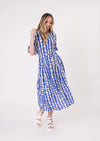 Madonna Dress - Cobalt Print - LEMON TREE Dress NZ LUMA