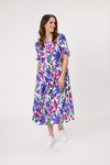 Madonna Dress - Floral Print - LEMON TREE Dress NZ LUMA