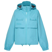 Maggie Women's Rain Coat - Aqua - MOKE Jacket NZ LUMA