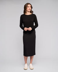 Maple Knit Skirt - Black - VASSALLI Skirt NZ LUMA