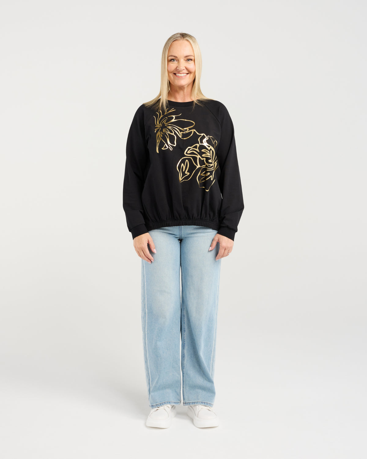 Marissa Jumper - Black - ZAFINA Top NZ LUMA