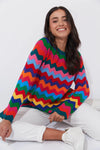 Marrakesh Jumper - Rainbow - HAVEN TOPS NZ LUMA