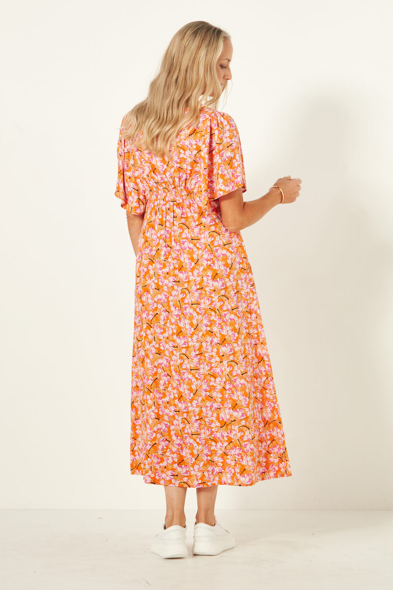 Mavis Dress - Tulips - LEMON TREE Dress NZ LUMA