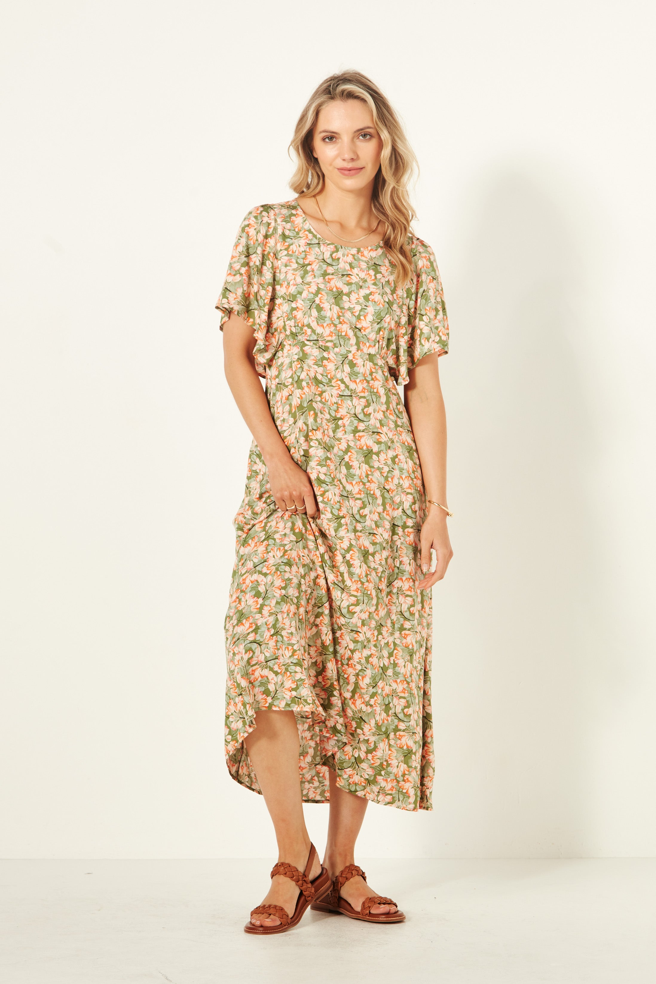 Mavis Dress - Tulips - LEMON TREE Dress NZ LUMA