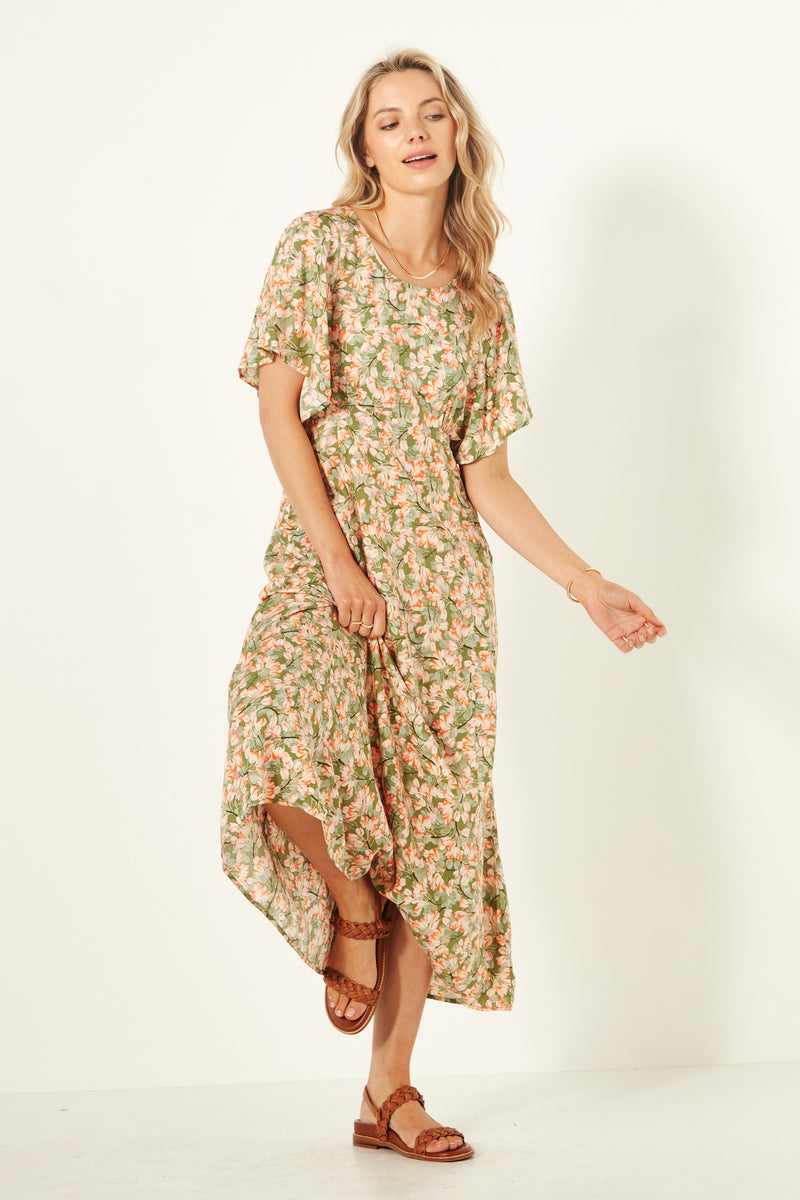 Mavis Dress - Tulips - LEMON TREE Dress NZ LUMA