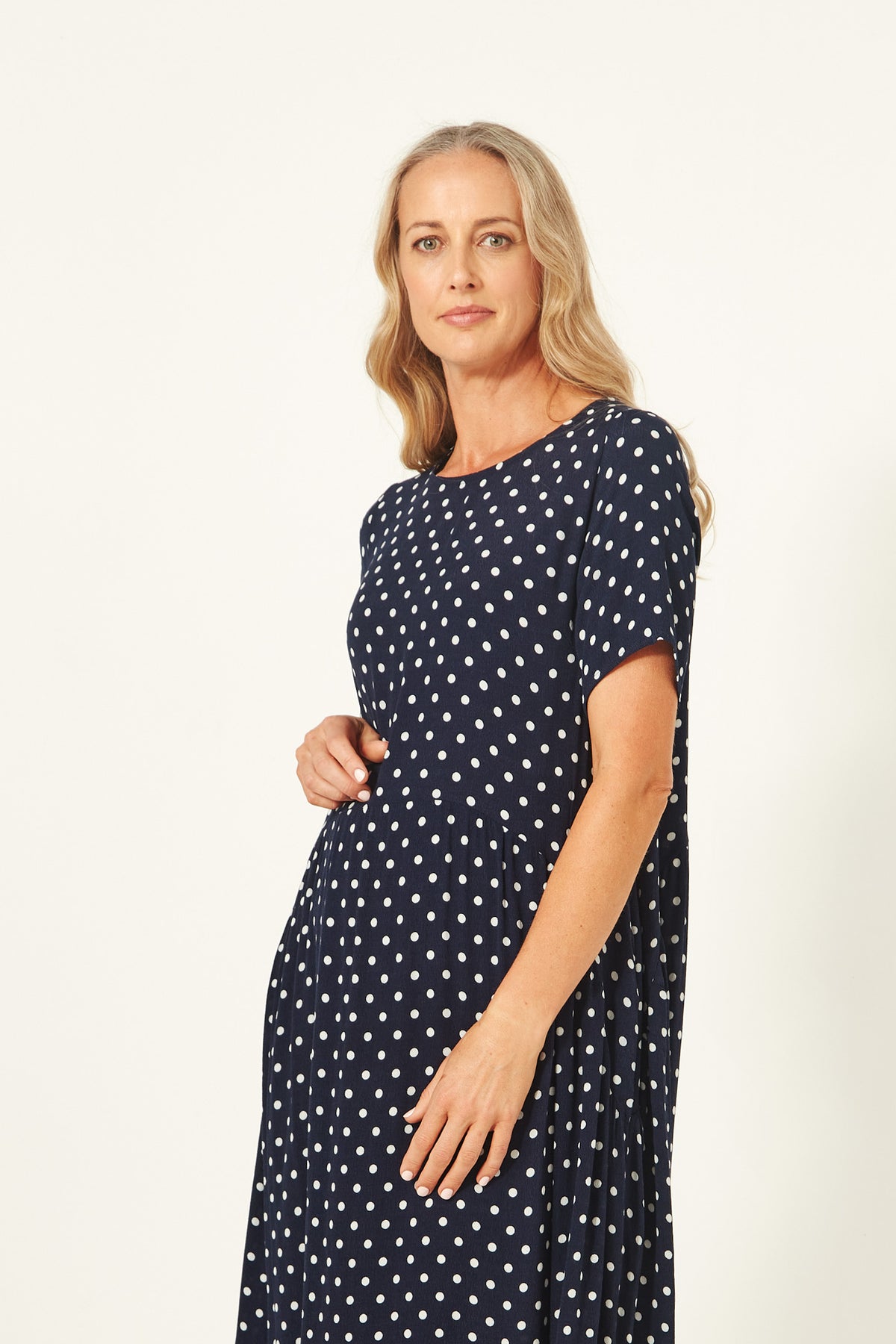 Monroe Dress - Polka Dot - LEMON TREE Dress 8 20 14 16 10 18 12 NZ LUMA