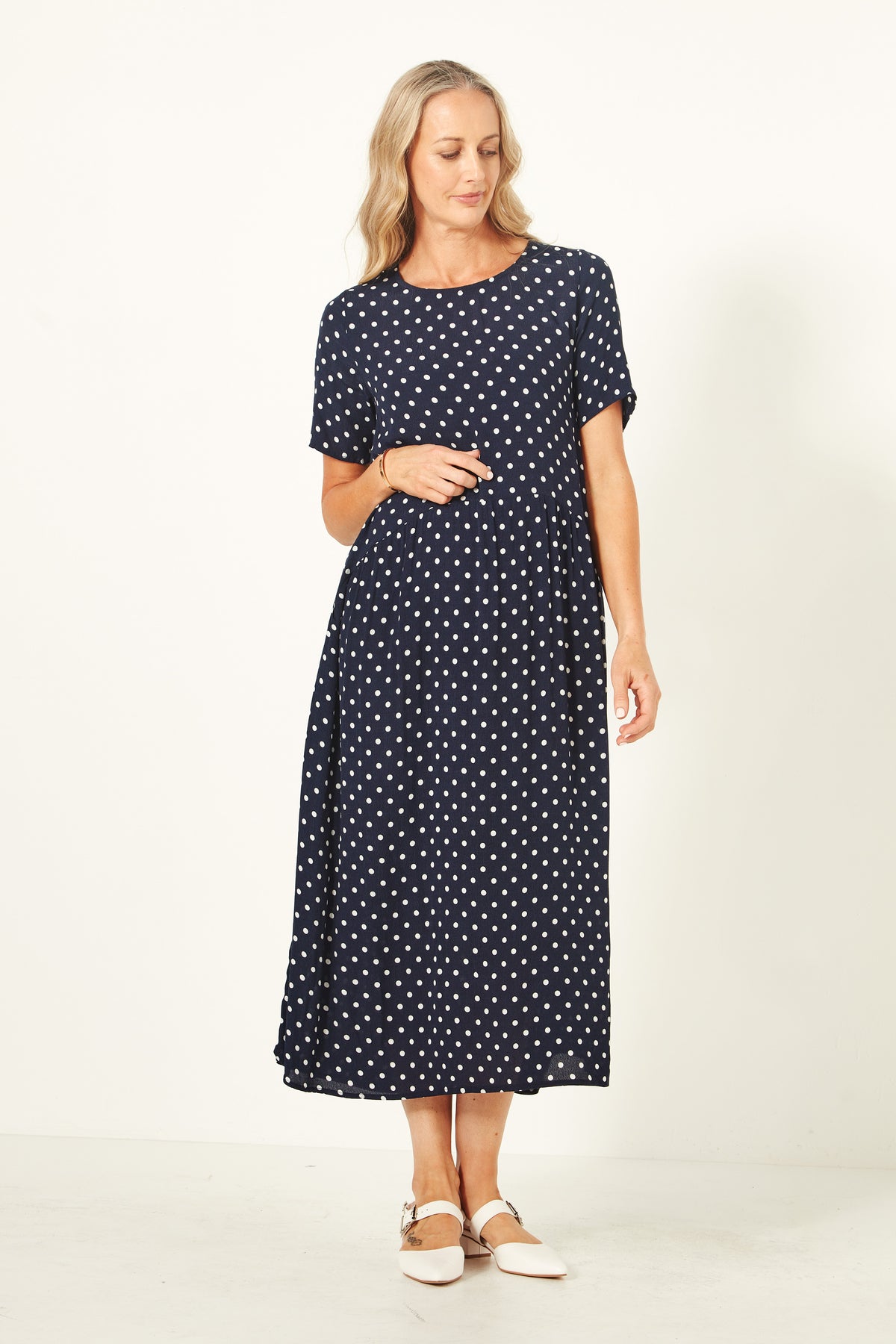 Monroe Dress - Polka Dot - LEMON TREE Dress NZ LUMA