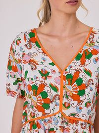 NAVY & CO - Fiesta Dress - Carnival Print Dress NZ LUMA