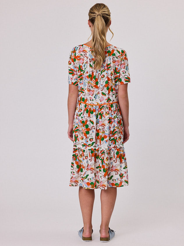 NAVY & CO - Fiesta Dress - Carnival Print Dress NZ LUMA