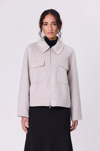 Ness Wool Jacket - NAVY & CO Jacket NZ LUMA
