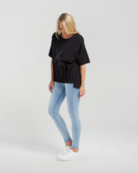 Nikita Top - Black Stripe - SEDUCE Top NZ LUMA