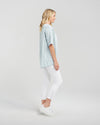 Nikita Top - Pastel Teal Stripe - SEDUCE Top NZ LUMA