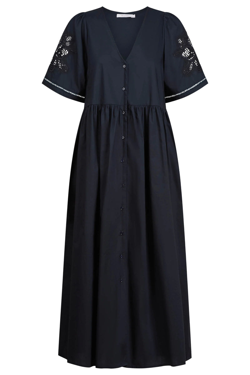 Nilsa Dress - Navy - ISLE OF MINE Dress NZ LUMA