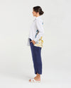 Nina Print Back Shirt  - BLACKSTONE