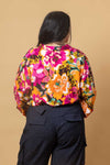 Nova Shirt - Orange Floral - CHARLO