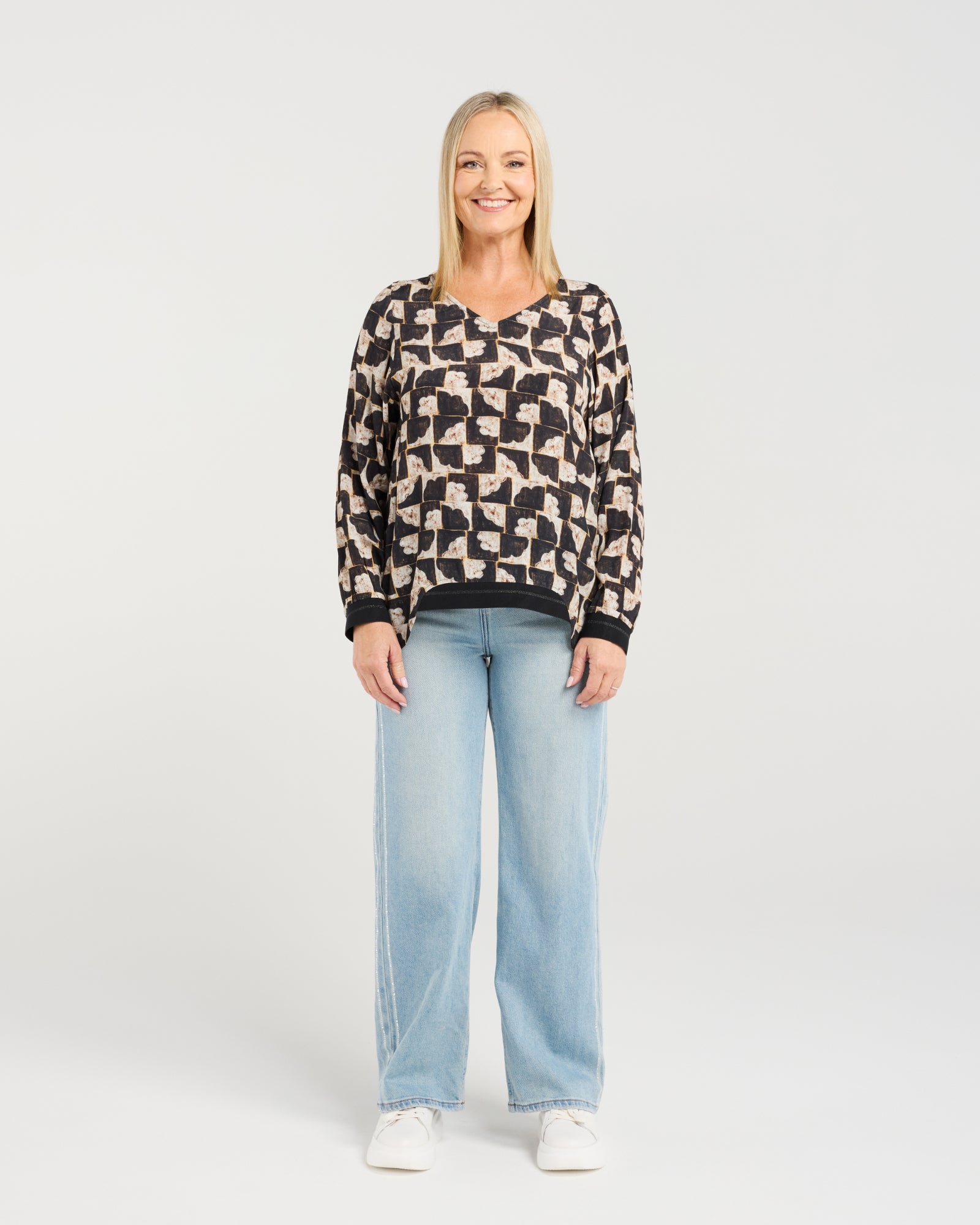 Nova Top - Golden Grid - SEDUCE Top NZ LUMA