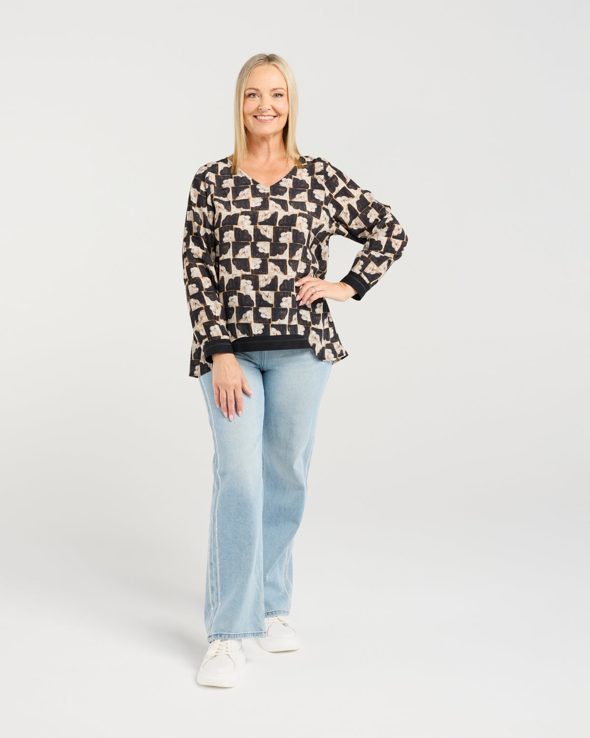 Nova Top - Golden Grid - SEDUCE Top NZ LUMA