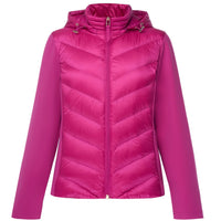 Olive Down Jacket - Rose Violet - MOKE Jacket NZ LUMA