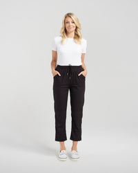 Page Pant - Black - ZAFINA Pant NZ LUMA