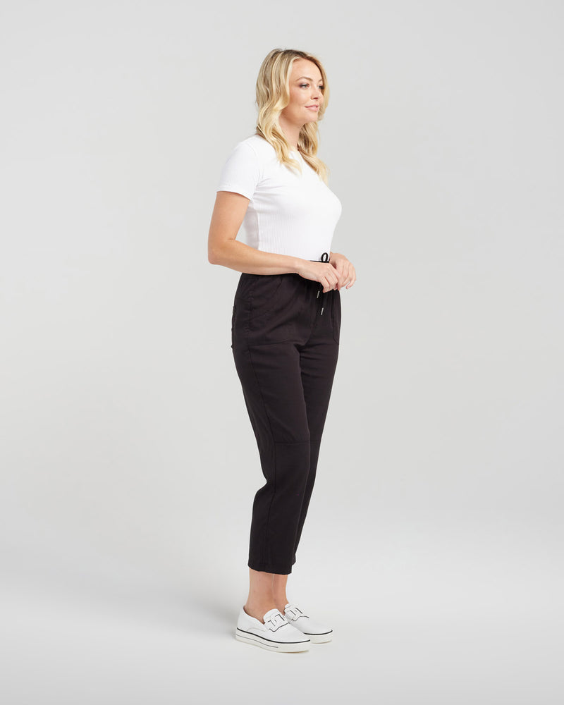 Page Pant - Black - ZAFINA Pant NZ LUMA