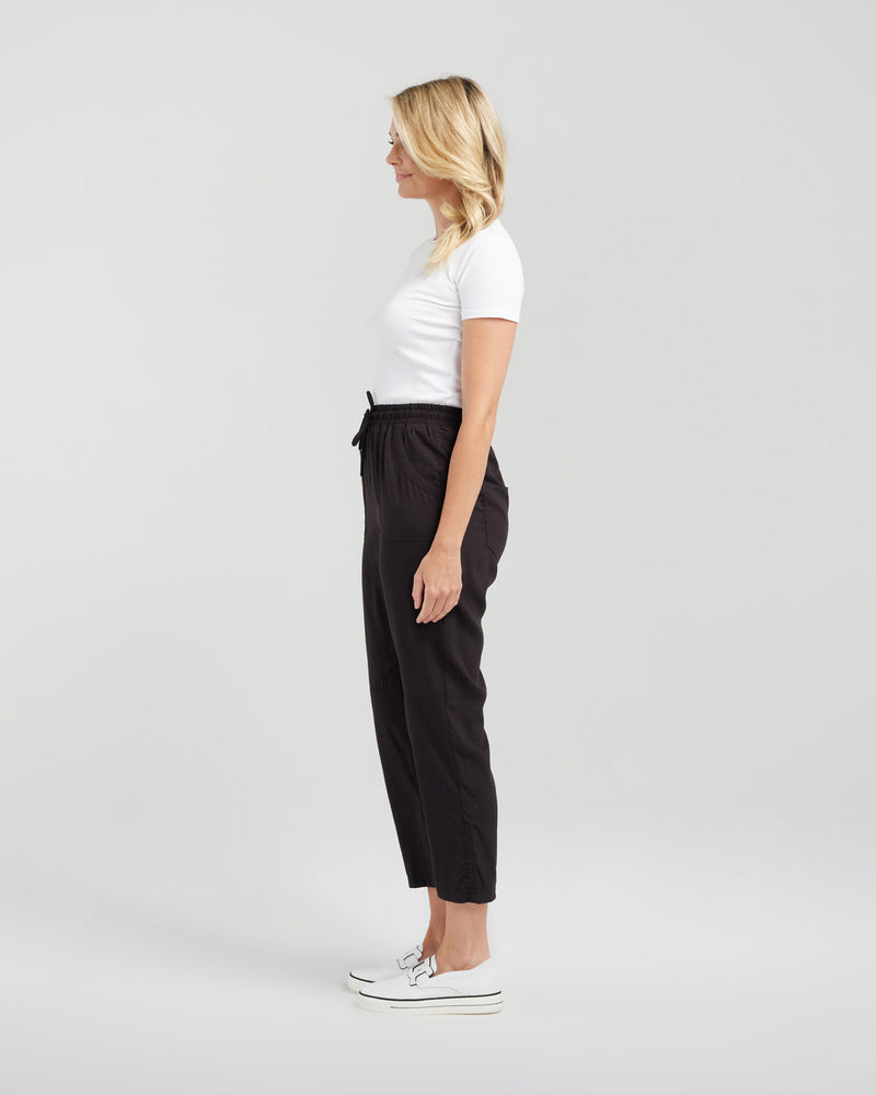 Page Pant - Black - ZAFINA Pant NZ LUMA