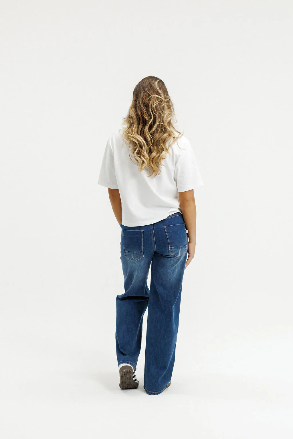 Palazzo Jeans - Blue Wash - HOME LEE Pant NZ LUMA